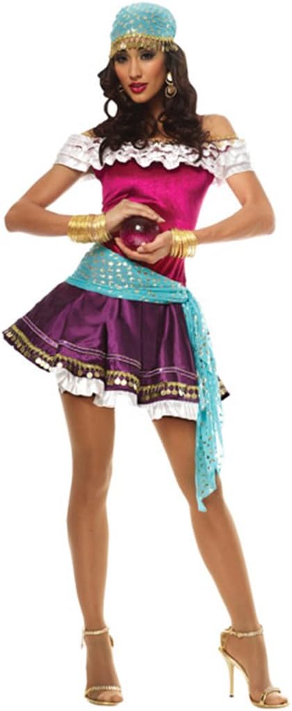 Ladies Sexy Shimmery Fortune Teller