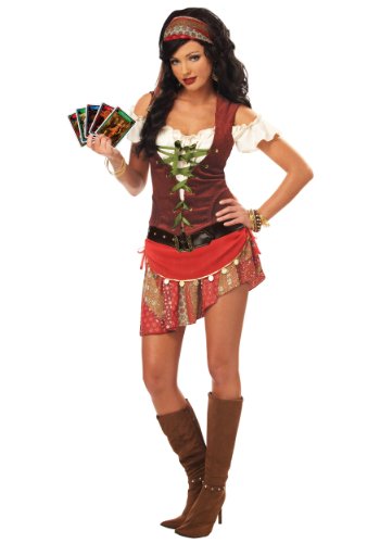 Women's Mystic Gypsy Costume Alternate View - Side angle
