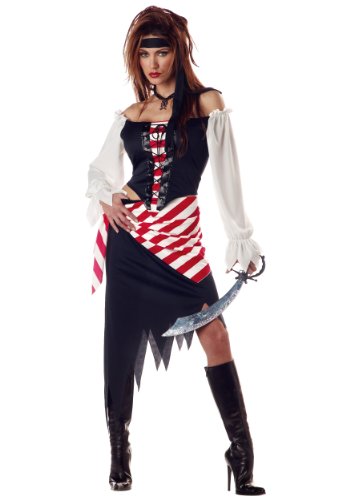 Woman Pirate Beauty Halloween Costume Alternate Side View